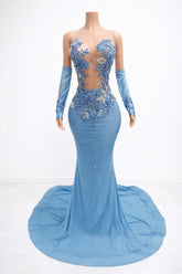 MARIAH ILLUSION GOWN