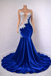VELVET KISS GOWN ( BLUE)