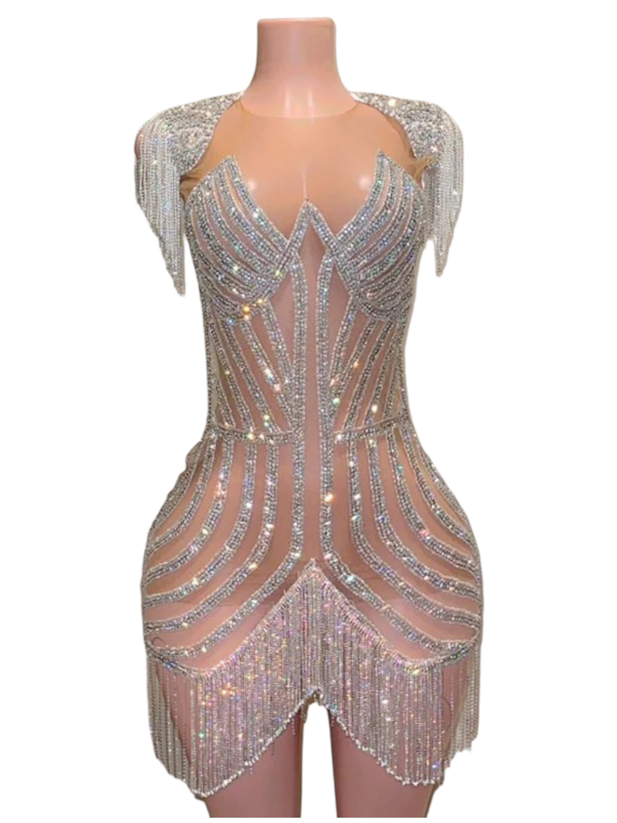 KYLIE CRYSTAL DRESS